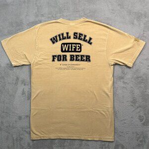 Y2K Crazy Shirts Hawaii Tee | Size M | “Will Trade Wife‎ for Beer”